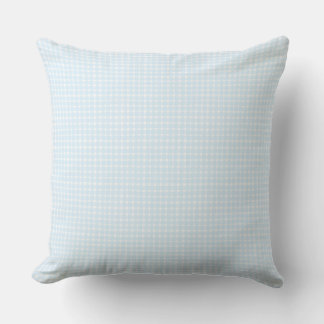 Coussin Gingham Grandmillennial - Bébé Bleu Cottagecore