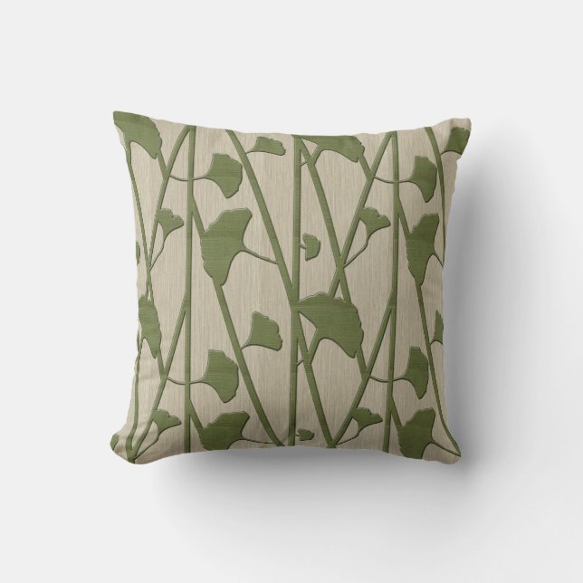 Coussin ginkgo biloba (Recto)