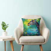 Coussin Girafe dans les arbres (Chaise)