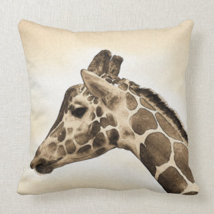 Coussin Girafe vintage