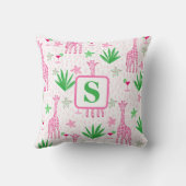 Coussin Girafes Monogram et Jungle de Cosmopolitans Prépa  (Verso)