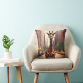 Coussin Giraffe à New York (Chaise)