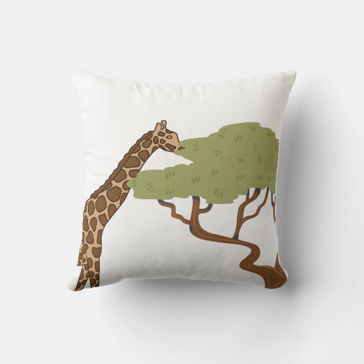 Coussin Giraffe, Acacia (Verso)