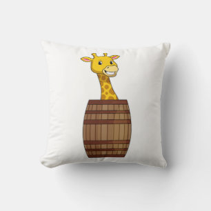 Coussin Giraffe avec tonneau