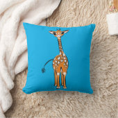 Coussin Giraffe Bébé mignonne, animaux de safari (Couverture)