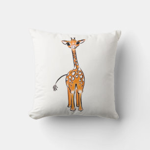 Coussin Giraffe Bébé mignonne, animaux de safari