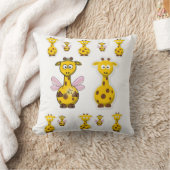 Coussin Giraffe de l'oreiller (Couverture)