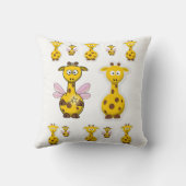 Coussin Giraffe de l'oreiller (Verso)