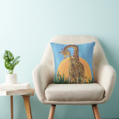 Coussin Giraffe maman et bébé (Chaise)
