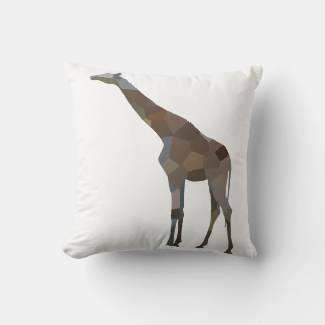 Coussin Giraffe Patchwork (Recto)