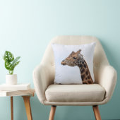 Coussin Giraffe Portrait Photo 106 (Chaise)