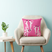 Coussin Giraffe rose (Chaise)
