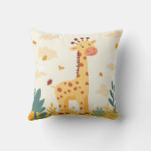 Coussin Giraffe Safari Thème Enfants Salle Nursery (Verso)