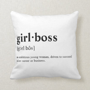 Coussin Girlboss - signification de dictionnaire