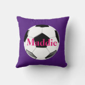 Coussin Girls Soccer - Cette princesse porte des fissures (Verso)