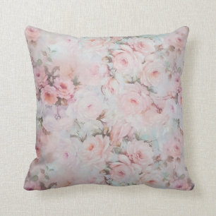 Coussin Girly rougissent le pays rose de boho de tons