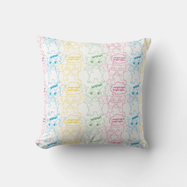 Coussin Gizmo | Lumière Lumineuse ! Lumière Lumineuse ! (Recto)