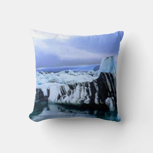 Coussin Glacier Islande - (Recto)