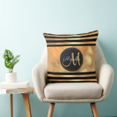 Coussin Glam Golden Parties scintillant Sparkles Monogram  (Chaise)