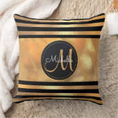 Coussin Glam Golden Parties scintillant Sparkles Monogram  (Couverture)