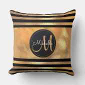 Coussin Glam Golden Parties scintillant Sparkles Monogram  (Recto)