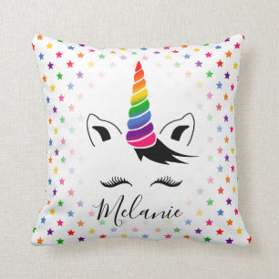 Coussin Glam Rainbow Unicorn