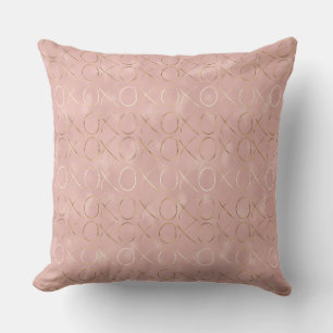 Coussin Glam rose or XOXO