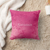 Coussin Glamour Féminin Chic Anniversaire Rose (Couverture)