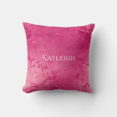 Coussin Glamour Féminin Chic Anniversaire Rose (Recto)