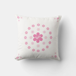 Coussin Glamour Fleur Rose-