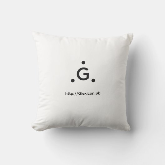 Coussin Glexicon Royaume-Uni (Recto)