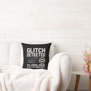 Coussin GLITCH DÉTECTÉ - Transmission du signal endommagé