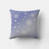 Coussin Glitter Bleu Glacé 1er Noël de Bébé (Verso)