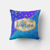 Coussin Glittery Dreamy Blue monogram (Verso)