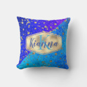 Coussin Glittery Dreamy Blue monogram (Recto)