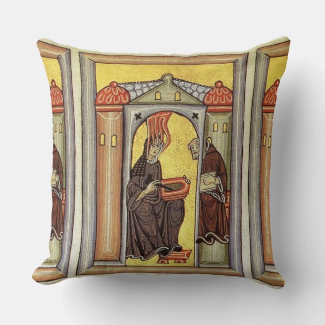 Coussin glory to hildegard of bingen (Recto)