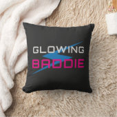 Coussin Glowing Baddie Neon Aesthetic (Couverture)