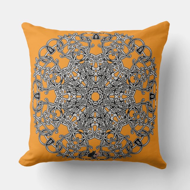 Coussin Glyphe Octa Élégant  (Recto)