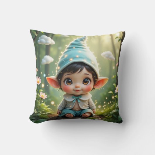 Coussin Gnome bébé mignonne (Recto)