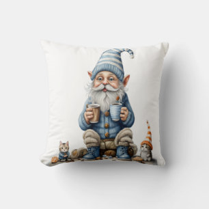 Coussin Gnome et saison d'hiver