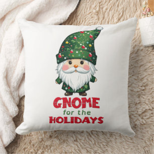 Coussin Gnome Pour Les Vacances Drôle & Adorable Noël