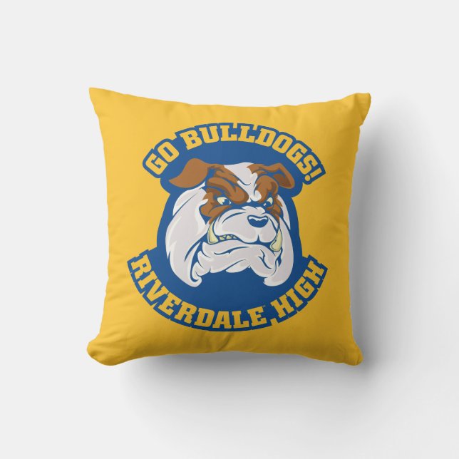Coussin Go Bulldogs - Riverdale High (Recto)