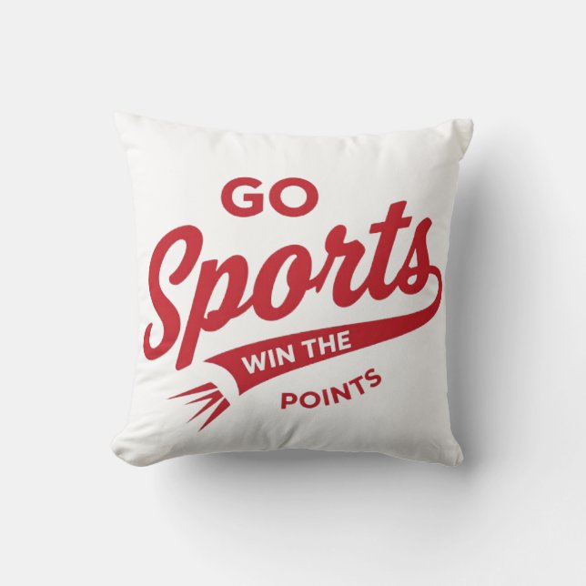 Coussin Go Sports Win the Points (Recto)