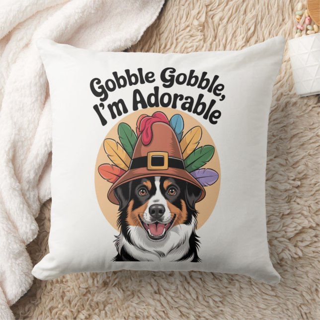Coussin Gobble Gobble Je suis adorable (Couverture)