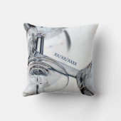 Coussin Gobelets de vin en cristal renversés (Verso)