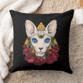 Coussin Goddess égyptienne Sphynx Chat Mythologie antique (Couverture)