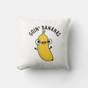 Coussin Goin Bananes Funky Fruit Pun