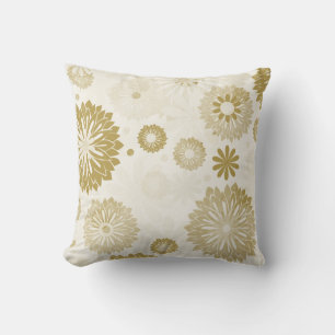 Coussin Gold Floral