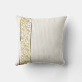 Coussin Gold Floral Elegance 50e anniversaire Mariage (Verso)