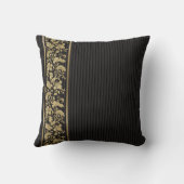 Coussin Gold Floral Elegance 50e anniversaire Mariage (Verso)